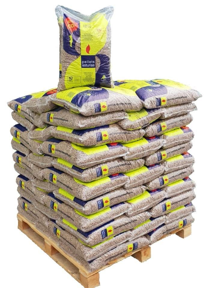 Pellets Asturias 3 Pellet de 216 sacos de 15 kg
